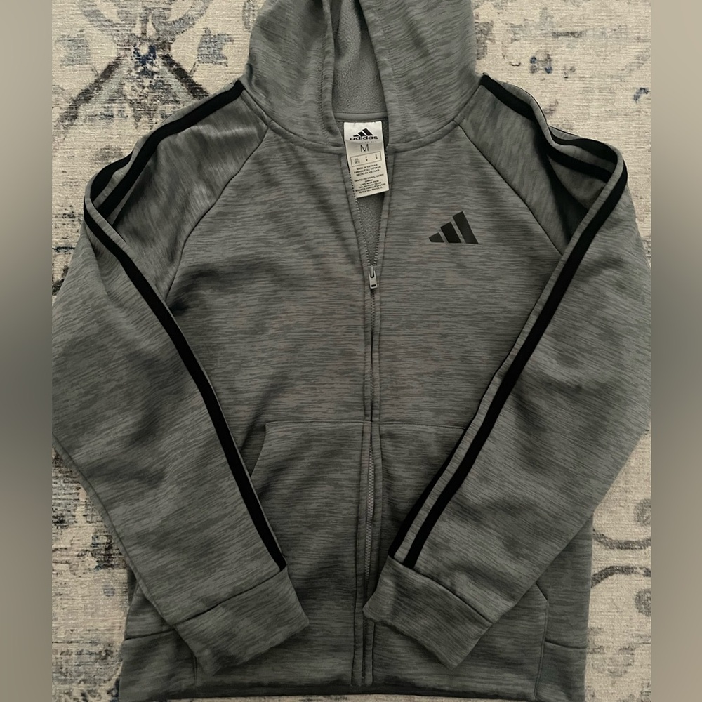 Adidas Zip Hoodie Sweatshirt